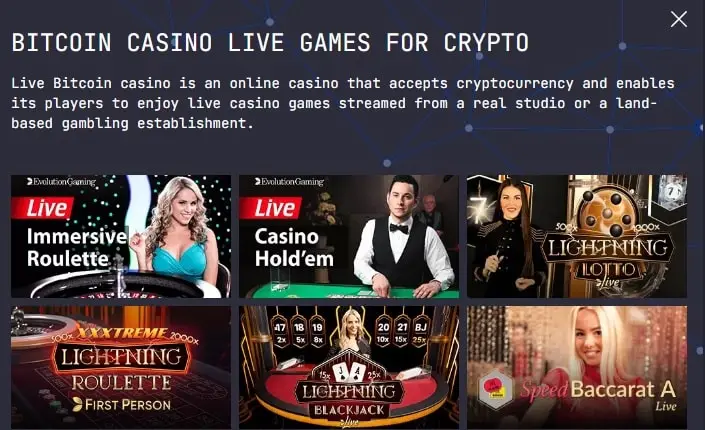 ltccasino live casino games
